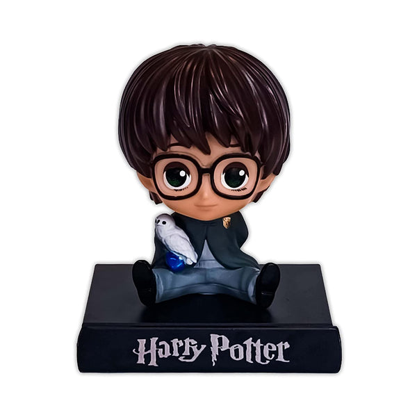 RVM Toys Harry Potter Bobble Head For Car Dashboard With Mobile Holder Polyvinyl Chloride Action Figure Toys Collectible Bobblehead Showpiece For Office Desk Table Top Toy ,Multicolor,12 X 9 cm