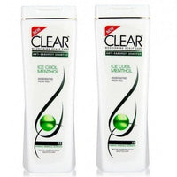 Clear Anti-Dandruff Shampoo Ice Cool Menthol - Set of 2