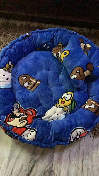 PUPPY / DOGS BEDS WITH PILLOW