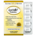 California Gold Nutrition, LactoBif Probiotics, 5 Billion CFU, 10 Veggie Capsules