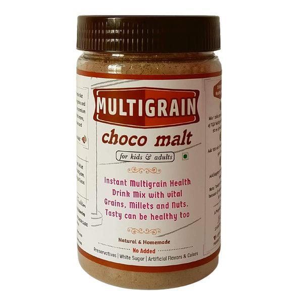 The Great Banyan Multigrain Choco Malt 100% Natural Homemade Health Drink for Kids & Adults- 300g