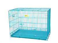 Smarty Pet Paws for Cause Dog Cage with Removable tray  blue  24 inch or  30.4 inch or 35.6 inch or 42.8 inch