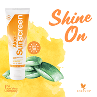 ALOE SUNSCREEN-MIT FREE  forever living