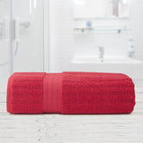 Spaces Antibacterial Cotton Bamboo Towel Red/blue