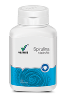 vestige spirulina cap   100 nos